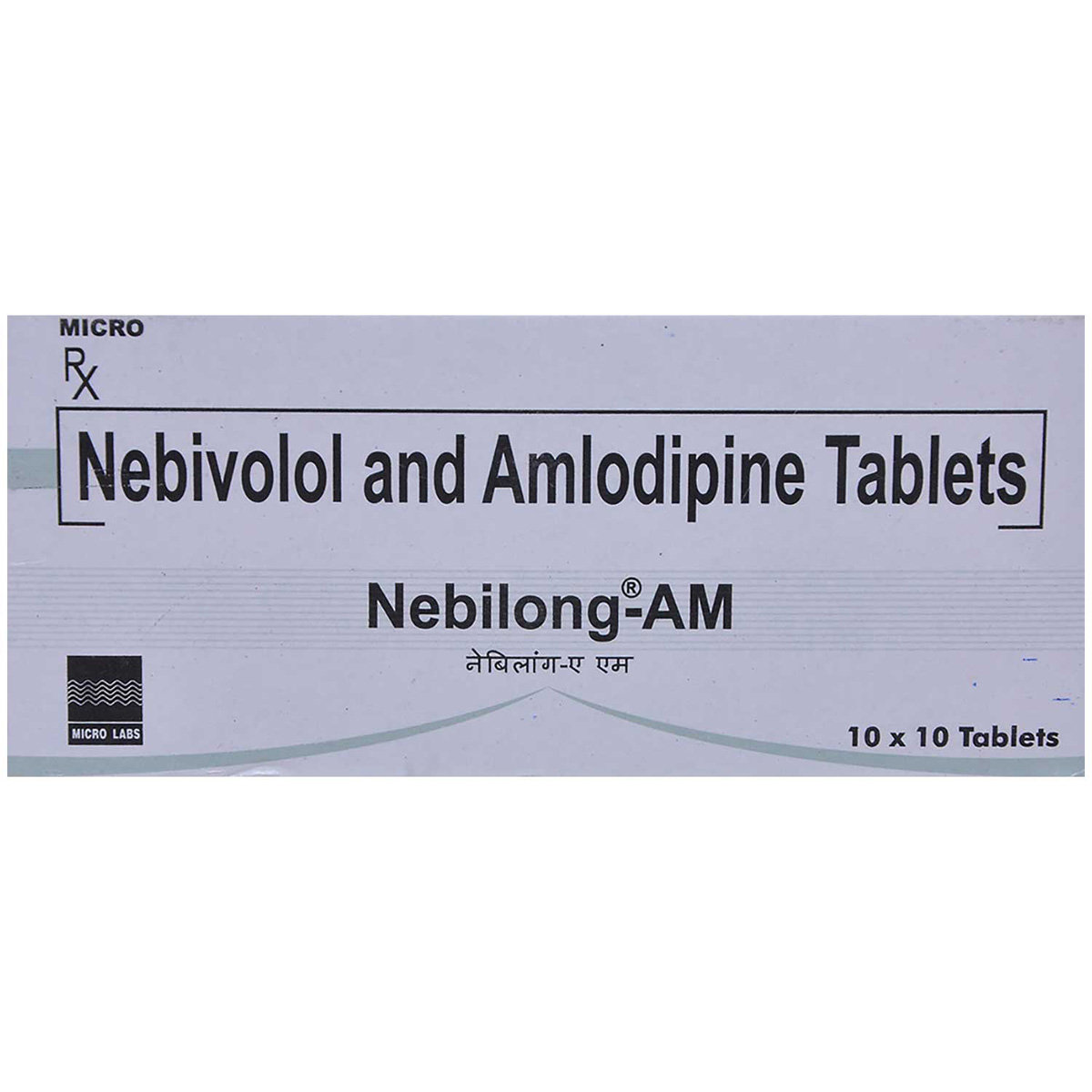 Nebilong-AM Tablet 10's, Pack of 10 TABLETS Nebilong-AM Tablet 10's, Pack of 10 TABLETS