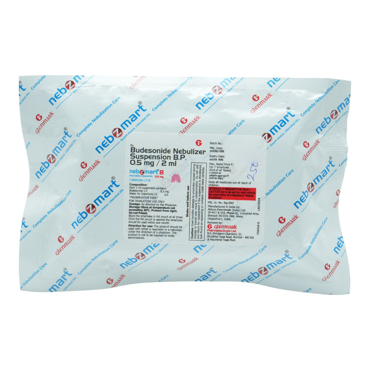 Nebzmart B 0.5 mg Smartules 7 x 2 ml, Pack of 7 RESPULESS Nebzmart B 0.5 mg Smartules 7 x 2 ml, Pack of 7 RESPULESS