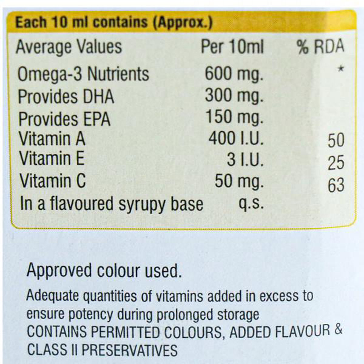 Neosight DHA Syrup 150 ml, Pack of 1 Neosight DHA Syrup 150 ml, Pack of 1