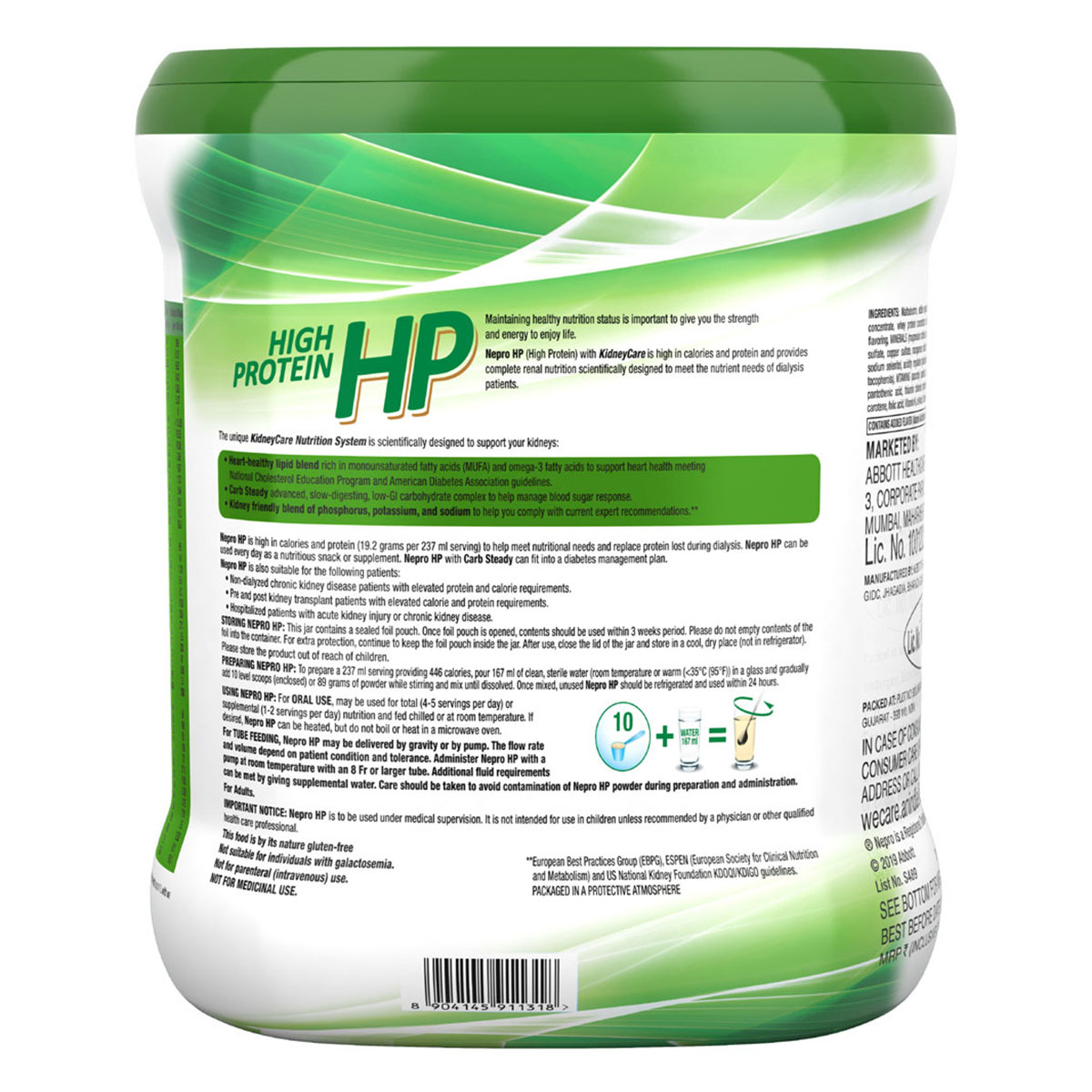 Nepro Complete Renal Nutrition High Protein Vanilla Toffee Flavour Powder for Adults, 400 gm, Pack of 1 Nepro Complete Renal Nutrition High Protein Vanilla Toffee Flavour Powder for Adults, 400 gm, Pack of 1