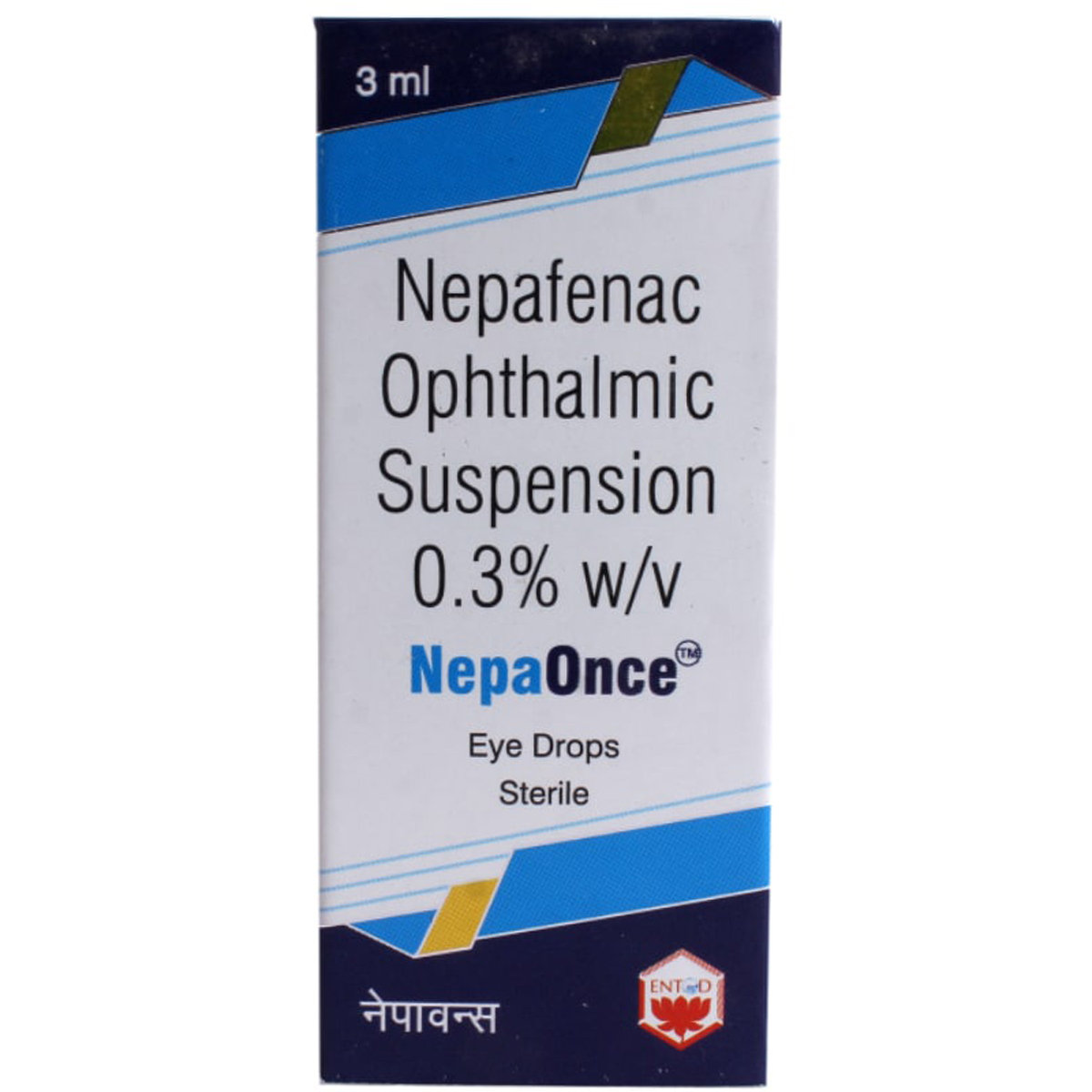 Nepaonce 0.3% Eye Drops 3 ml, Pack of 1 EYE DROPS Nepaonce 0.3% Eye Drops 3 ml, Pack of 1 EYE DROPS