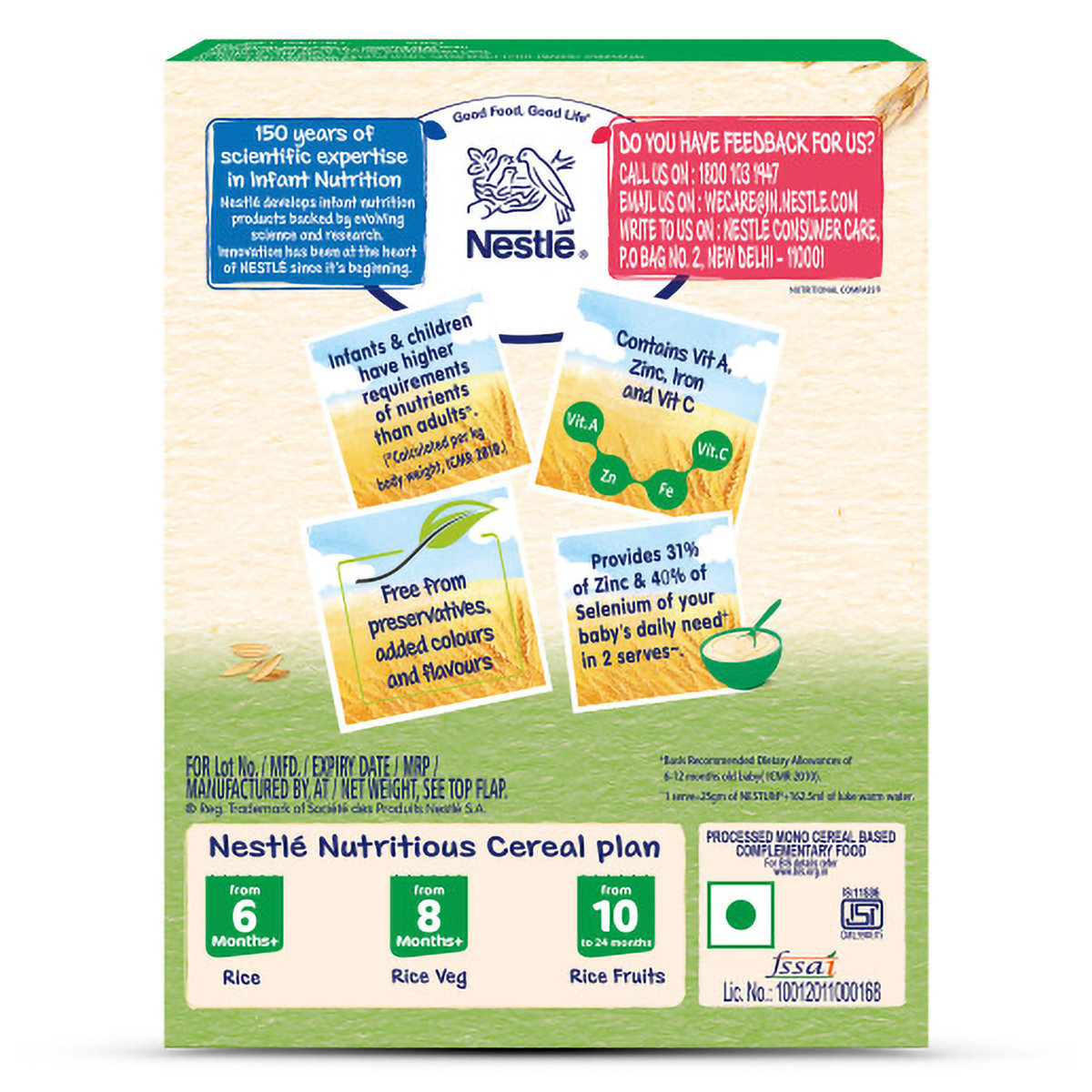Nestle Nestum Baby Cereal Rice Vegetables (From 8 Months+) Powder, 300 gm Refill Pack, Pack of 1 Nestle Nestum Baby Cereal Rice Vegetables (From 8 Months+) Powder, 300 gm Refill Pack, Pack of 1