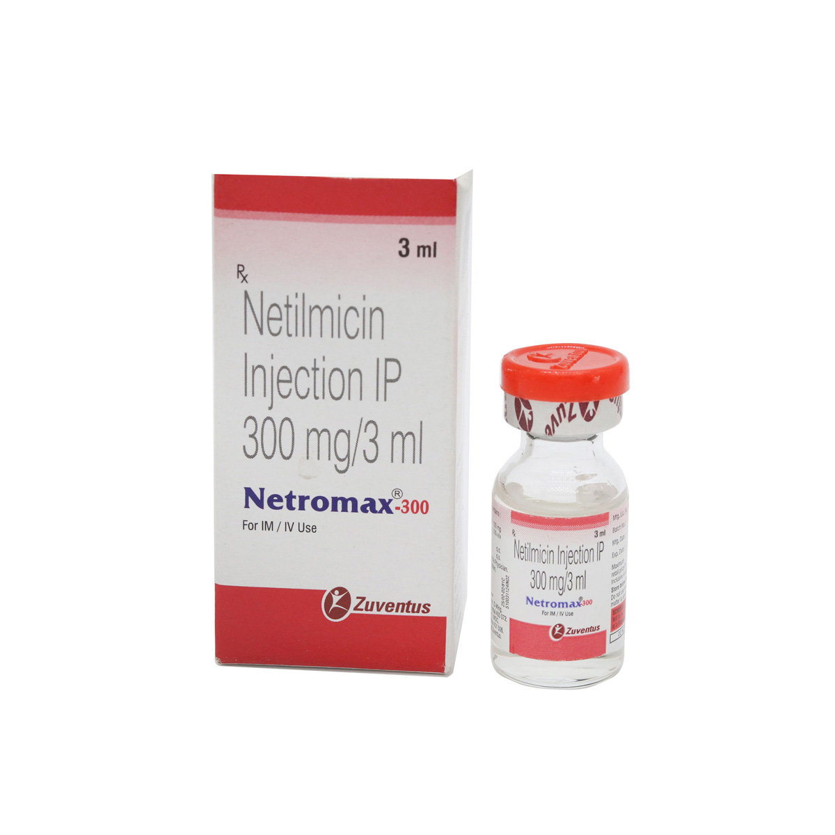 NETROMAX 300MG INJECTION 3ML, Pack of 1 Injection NETROMAX 300MG INJECTION 3ML, Pack of 1 Injection