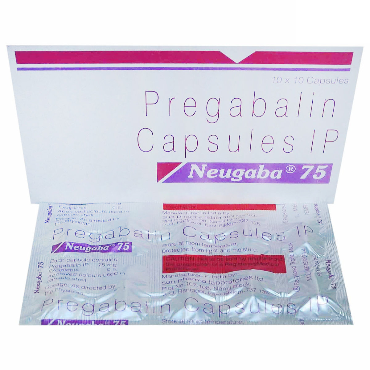 Neugaba 75 Capsule 10's, Pack of 10 CAPSULES Neugaba 75 Capsule 10's, Pack of 10 CAPSULES