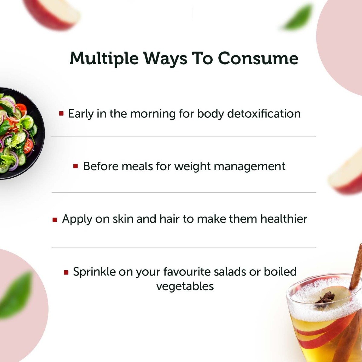 Neuherbs Organic Apple Cider Vinegar with Mother, 500 ml, Pack of 1 Neuherbs Organic Apple Cider Vinegar with Mother, 500 ml, Pack of 1