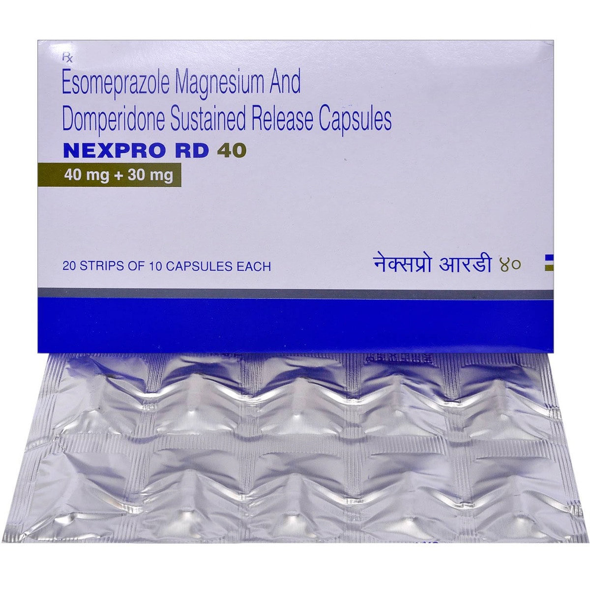 Nexpro RD 40 Capsule 10's, Pack of 10 CAPSULES Nexpro RD 40 Capsule 10's, Pack of 10 CAPSULES