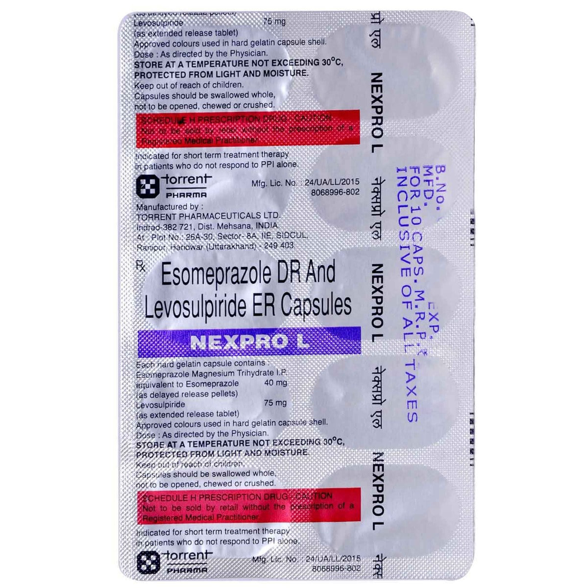 Nexpro L Capsule 10's, Pack of 10 CAPSULES Nexpro L Capsule 10's, Pack of 10 CAPSULES