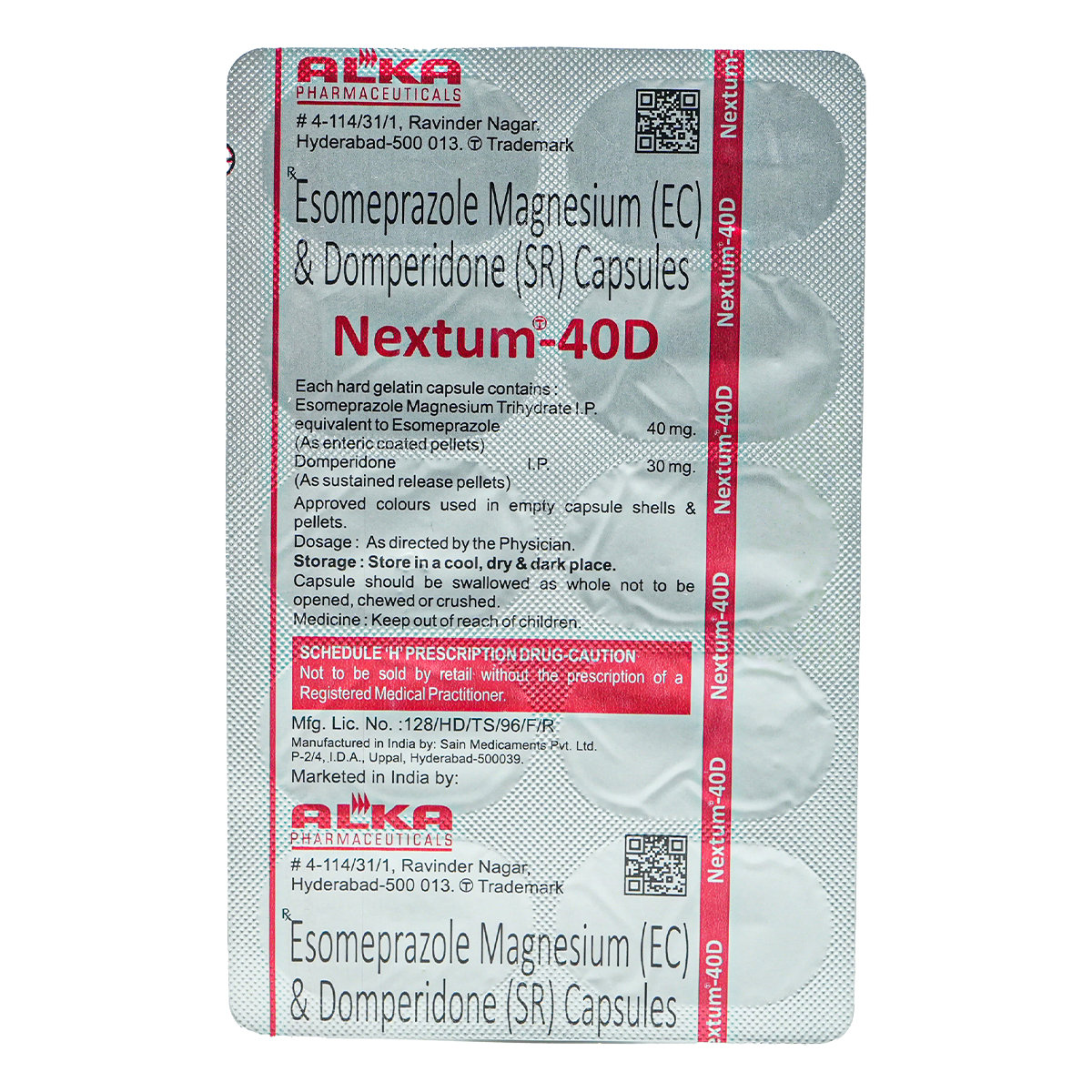 Nextum-40 D Capsule 10's, Pack of 10 CAPSULES Nextum-40 D Capsule 10's, Pack of 10 CAPSULES