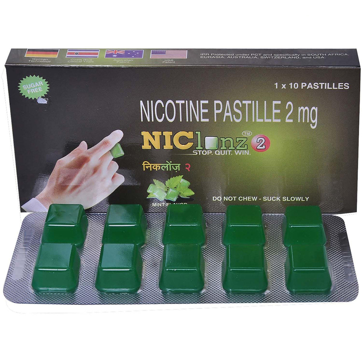 Niclonz 2mg Pastilles 10's, Pack of 10 PASTILLESS Niclonz 2mg Pastilles 10's, Pack of 10 PASTILLESS