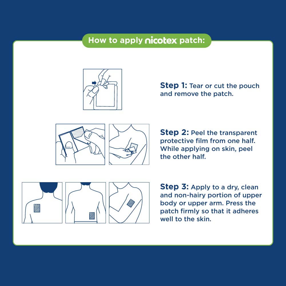 Nicotex 7mg Nicotine Transdermal Patches, 7 Count, Pack of 1 PATCHES Nicotex 7mg Nicotine Transdermal Patches, 7 Count, Pack of 1 PATCHES