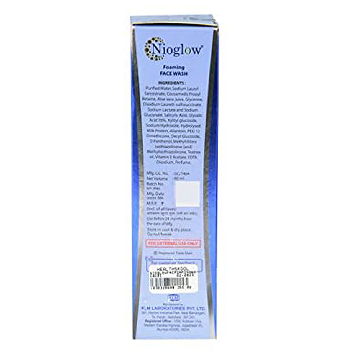 Nioglow Gentle Foaming Face Wash 60 ml | pH 5.5 | For Gentle Exfoliation | Clear Complexion, Pack of 1 Nioglow Gentle Foaming Face Wash 60 ml | pH 5.5 | For Gentle Exfoliation | Clear Complexion, Pack of 1