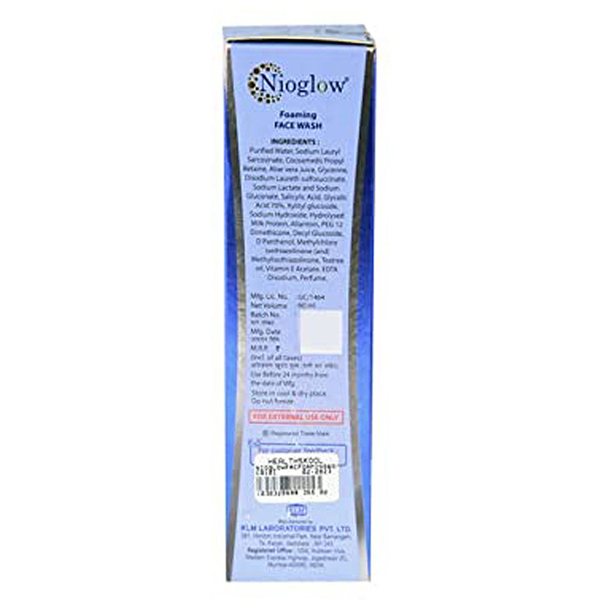 Nioglow Gentle Foaming Face Wash 60 ml | pH 5.5 | For Gentle Exfoliation | Clear Complexion, Pack of 1 Nioglow Gentle Foaming Face Wash 60 ml | pH 5.5 | For Gentle Exfoliation | Clear Complexion, Pack of 1