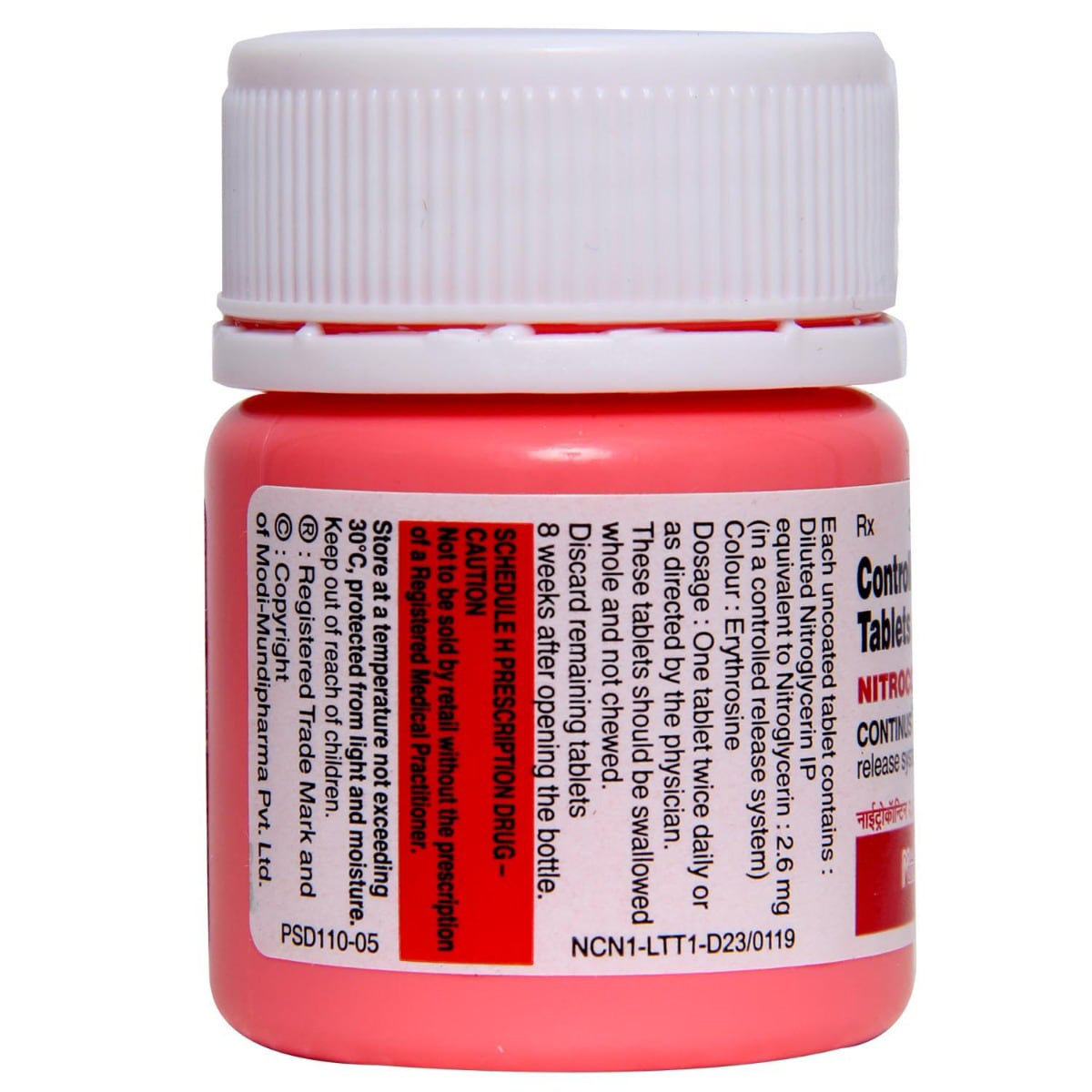 Nitrocontin 2.6 Tablet 30's, Pack of 1 TABLET Nitrocontin 2.6 Tablet 30's, Pack of 1 TABLET