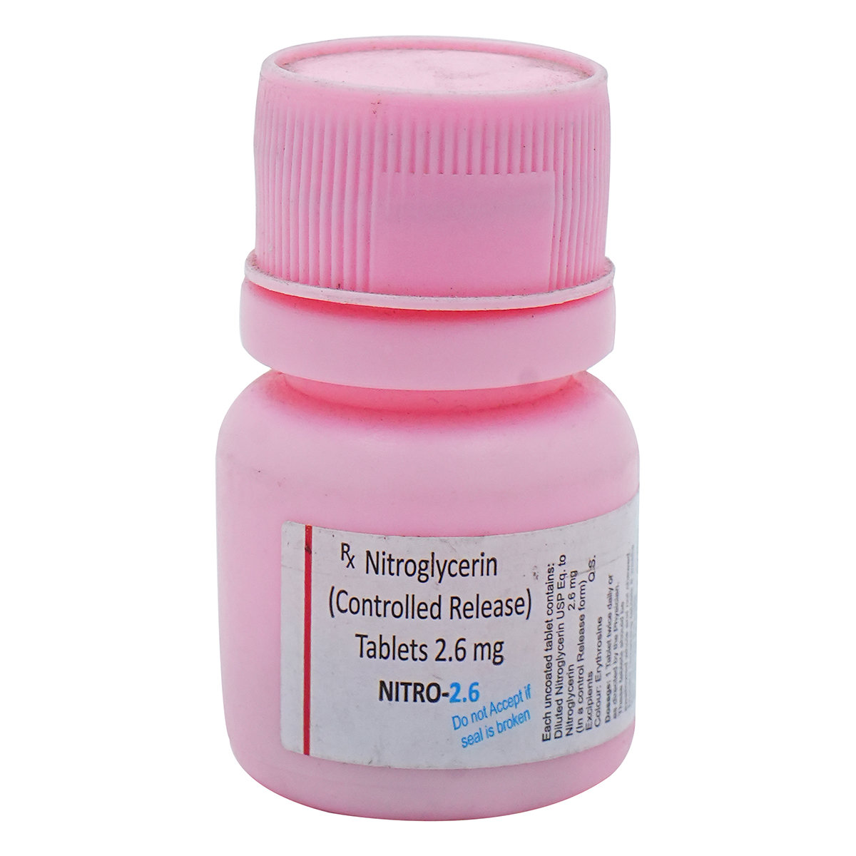 Nitro 2.6 Tablet 30's, Pack of 1 TABLET Nitro 2.6 Tablet 30's, Pack of 1 TABLET