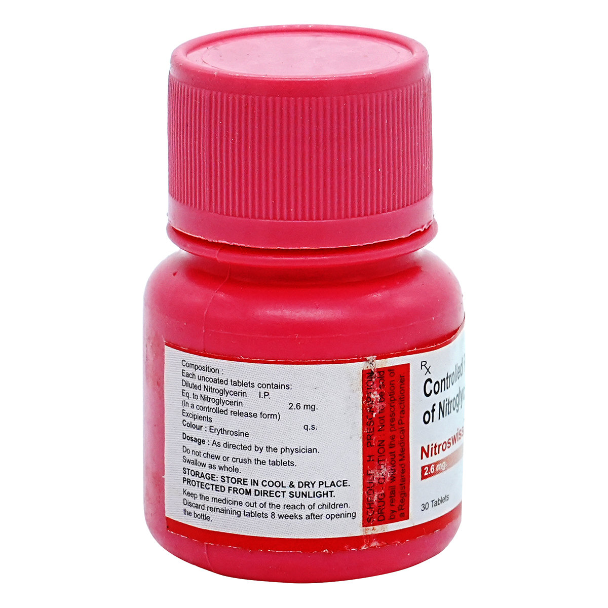 Nitroswiss-2.6 Tablet 30's, Pack of 1 TABLET Nitroswiss-2.6 Tablet 30's, Pack of 1 TABLET