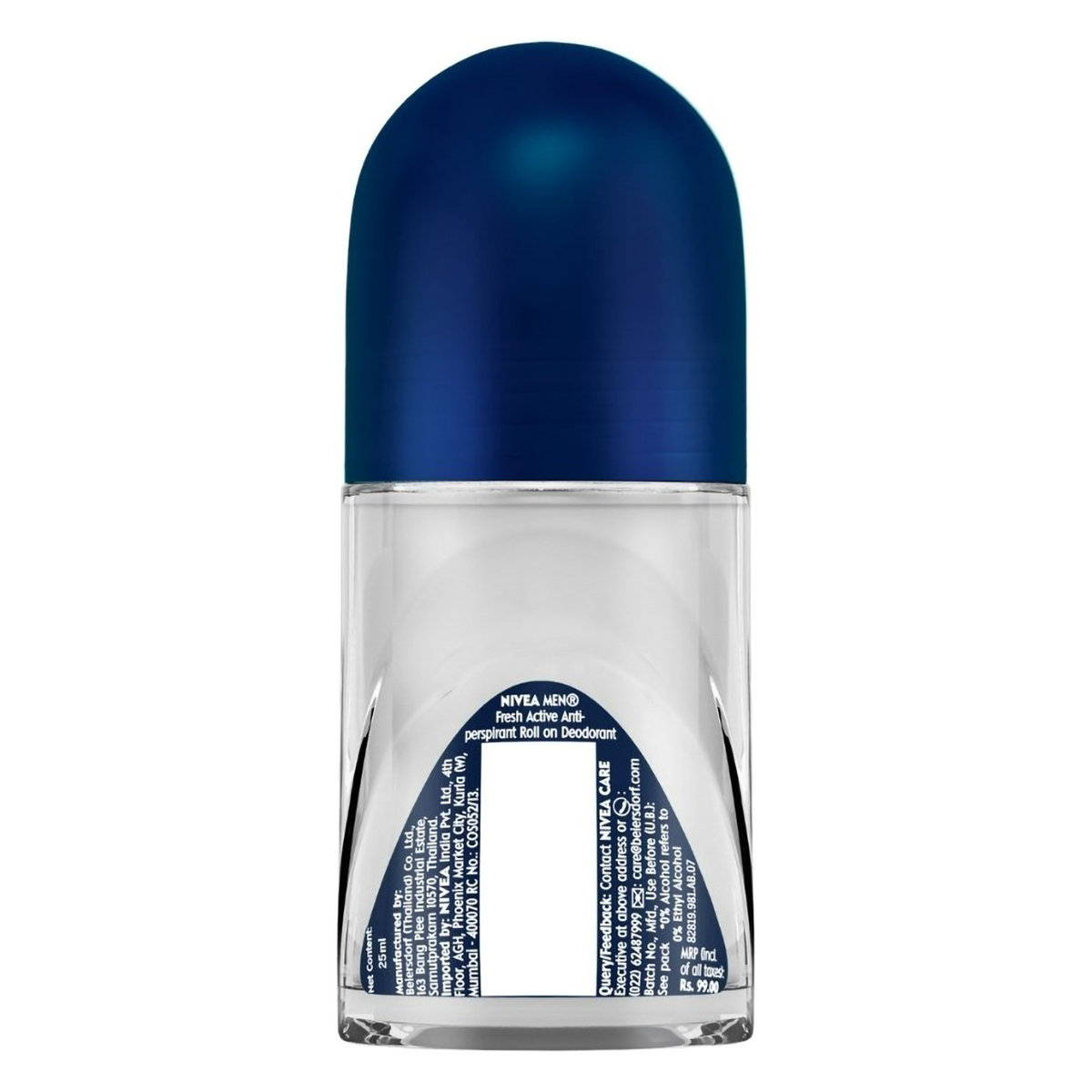 Nivea Men Fresh Active Roll On Deodorant, 25 ml, Pack of 1 Nivea Men Fresh Active Roll On Deodorant, 25 ml, Pack of 1