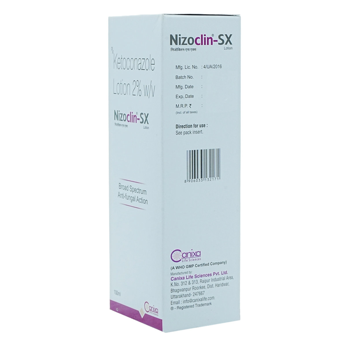 Nizoclin-Sx Lotion 100Ml, Pack of 1 LOTION Nizoclin-Sx Lotion 100Ml, Pack of 1 LOTION