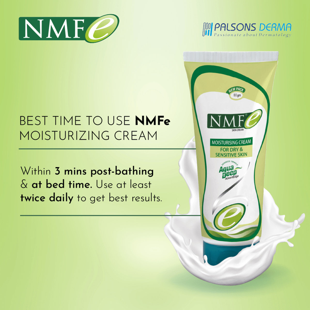 Nmf E New Moisturising Cream 80 gm, Pack of 1 Nmf E New Moisturising Cream 80 gm, Pack of 1