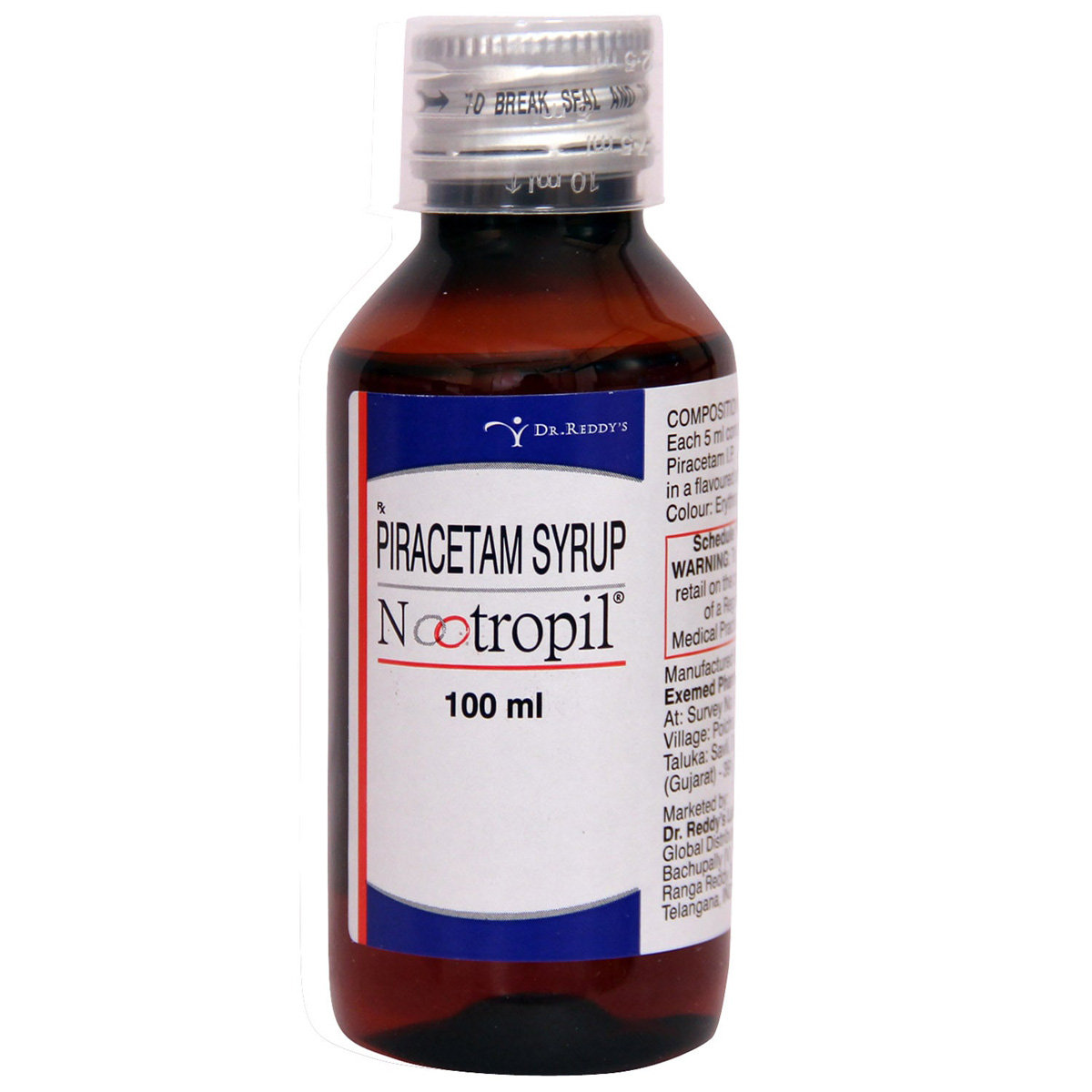Nootropil Syrup 100 ml, Pack of 1 Syrup Nootropil Syrup 100 ml, Pack of 1 Syrup