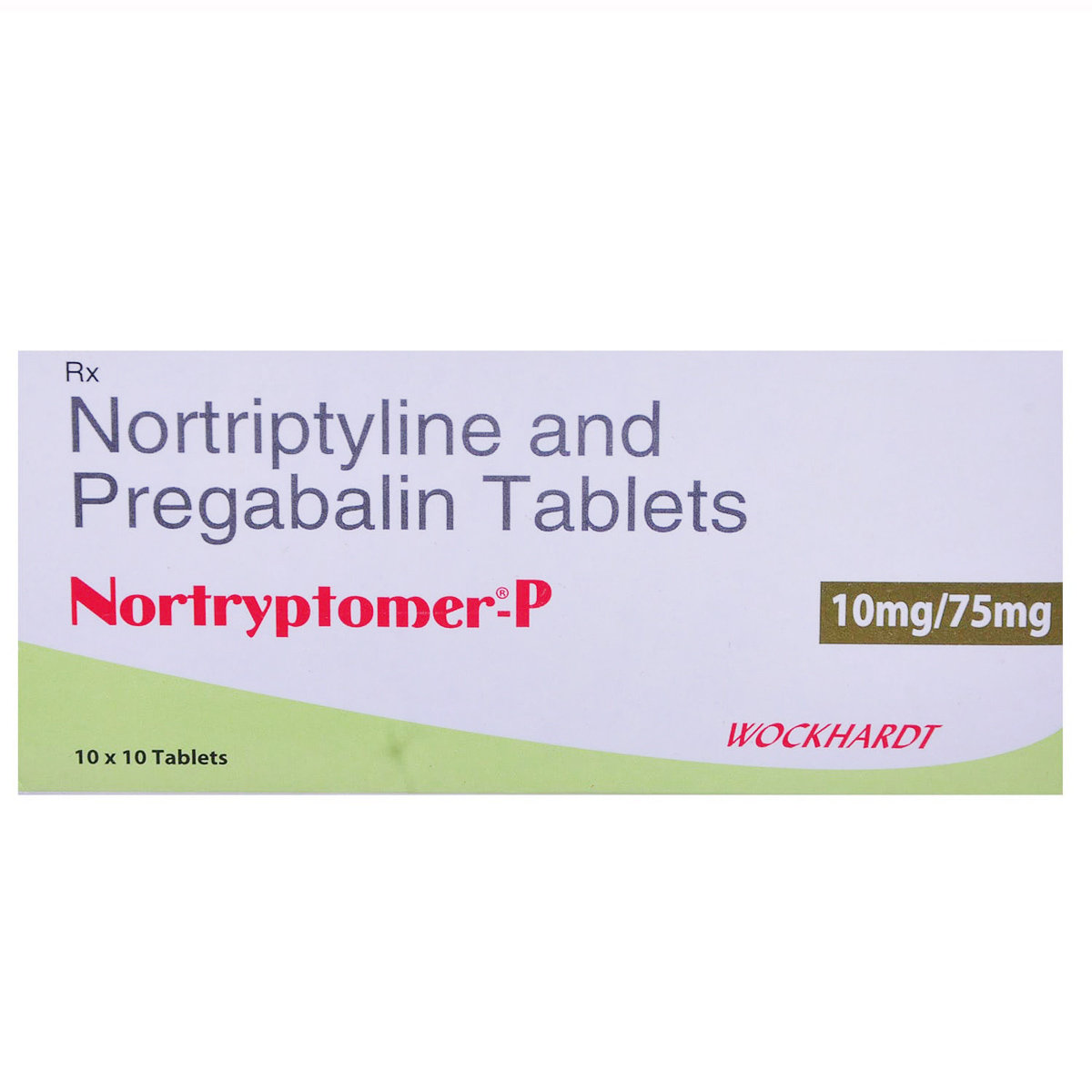 Nortryptomer-P 10 mg/75 mg Tablet 10's, Pack of 10 Nortryptomer-P 10 mg/75 mg Tablet 10's, Pack of 10