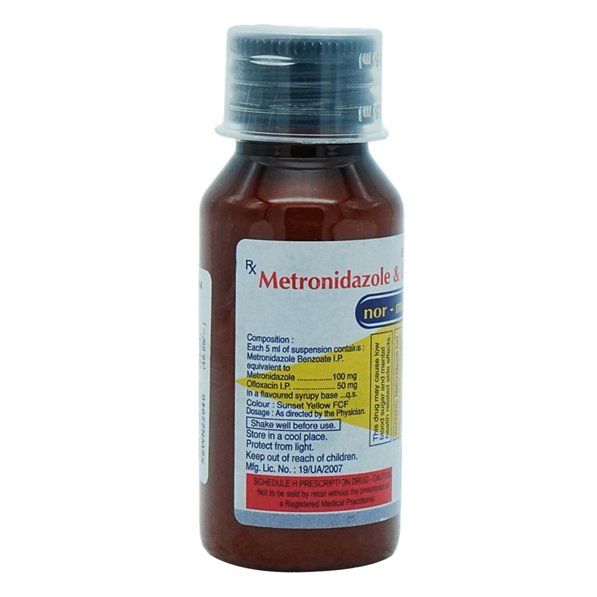 Nor-Metrogyl O Suspension 60ml, Pack of 1 Liquid Nor-Metrogyl O Suspension 60ml, Pack of 1 Liquid