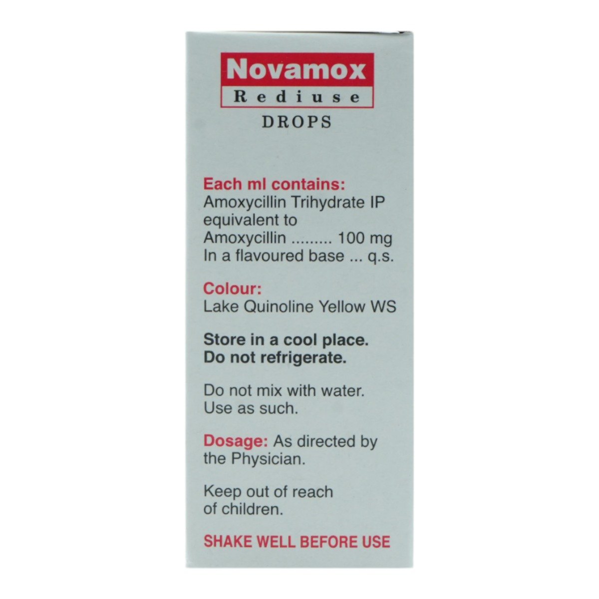 Novamox Rediuse Drops 10 ml, Pack of 1 Drops Novamox Rediuse Drops 10 ml, Pack of 1 Drops