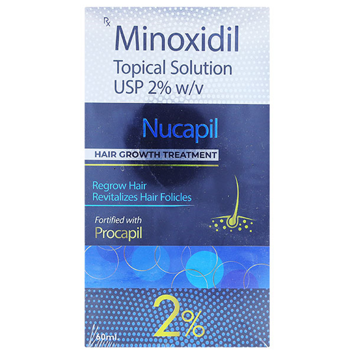 Nucapil 2% Topical Solution 60 ml, Pack of 1 SOLUTION Nucapil 2% Topical Solution 60 ml, Pack of 1 SOLUTION