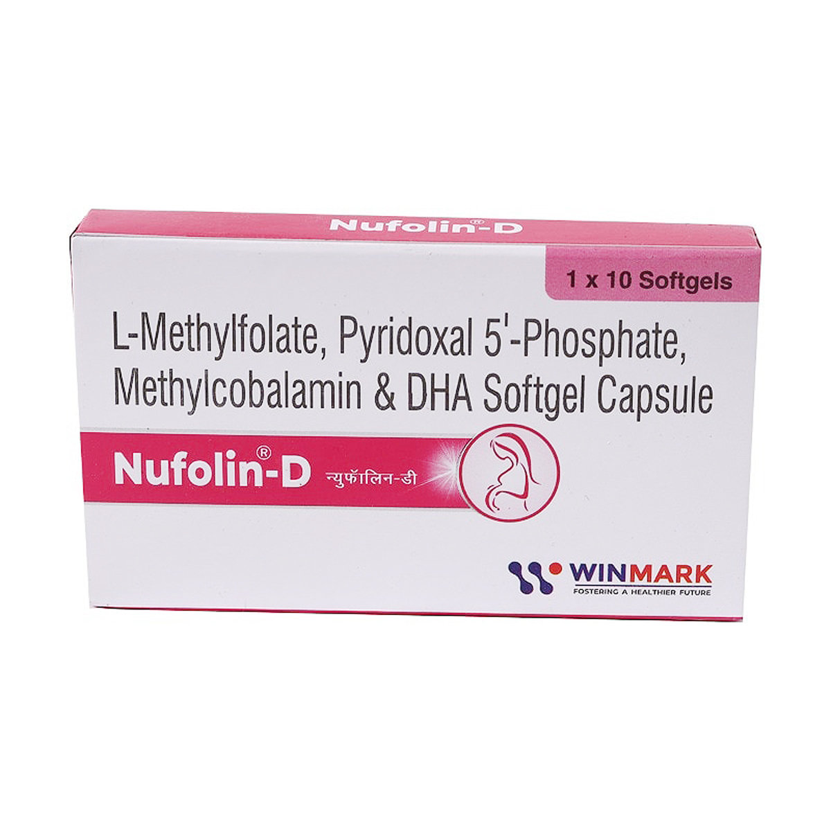 Nufolin-D Capsule 10's, Pack of 10 Nufolin-D Capsule 10's, Pack of 10
