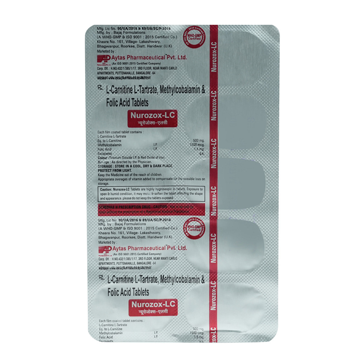 Nurozox-LC Tablet 10's, Pack of 10 TabletS Nurozox-LC Tablet 10's, Pack of 10 TabletS