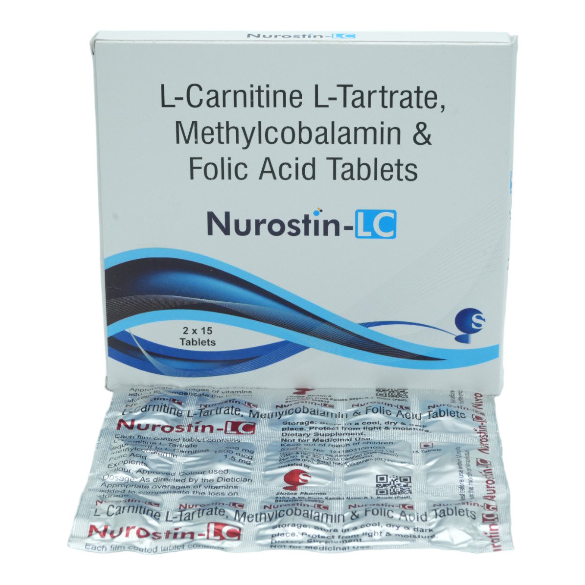 Nurostin-LC Tablet 15's, Pack of 15 TabletS Nurostin-LC Tablet 15's, Pack of 15 TabletS