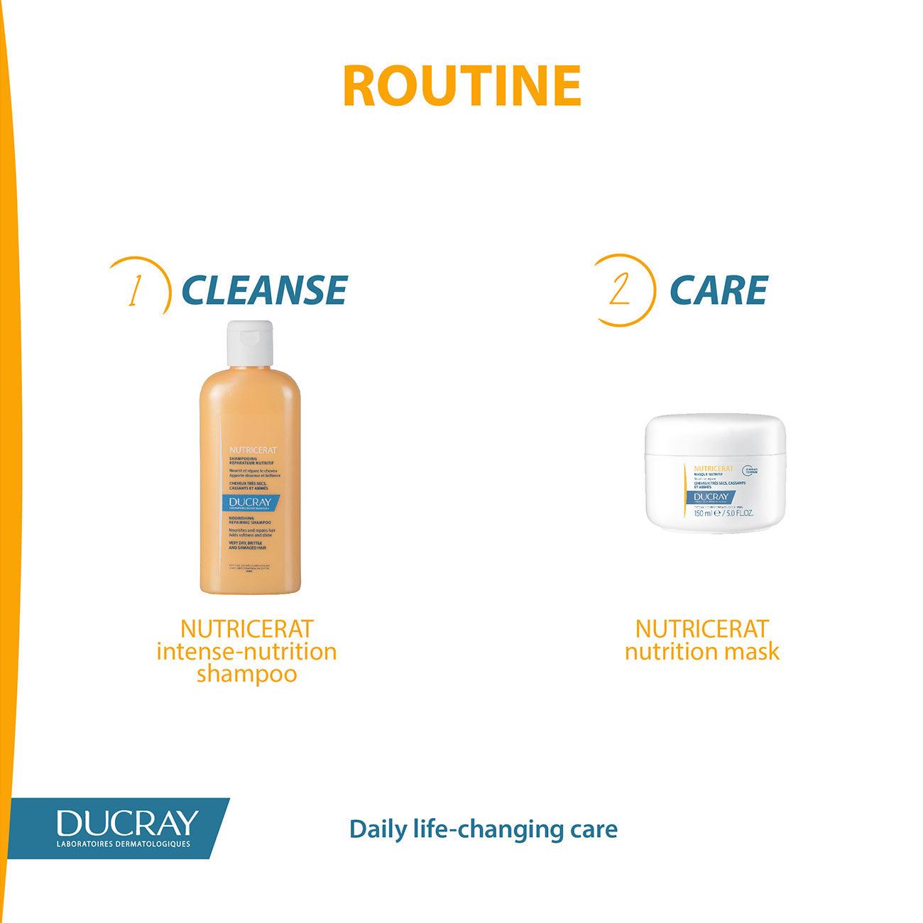 Ducray Nutricerat Nourishing Repairing Shampoo, 200 ml, Pack of 1 Ducray Nutricerat Nourishing Repairing Shampoo, 200 ml, Pack of 1