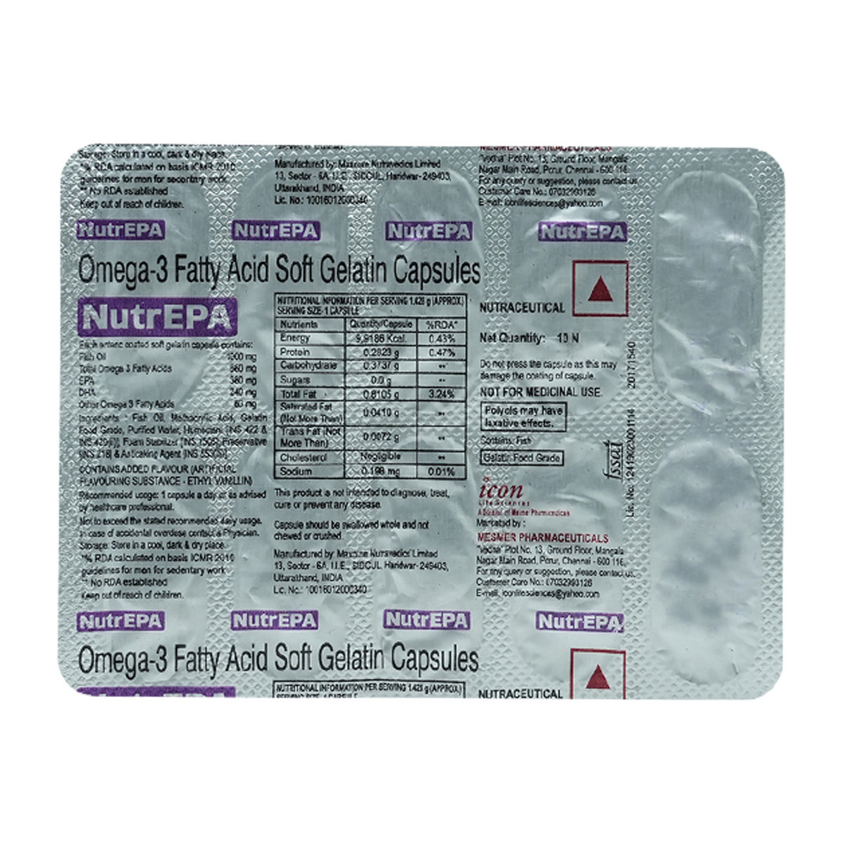 Nutrepa Softgel Capsule 10's, Pack of 10 Nutrepa Softgel Capsule 10's, Pack of 10