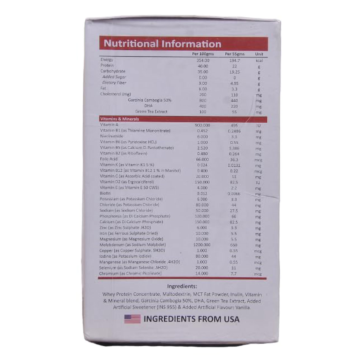 Nutraloid Slim Vanilla Powder 385 gm, Pack of 1 Nutraloid Slim Vanilla Powder 385 gm, Pack of 1