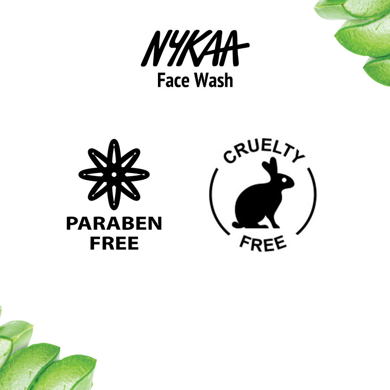 Nykaa Naturals Cucumber & Aloe Face Wash 100 ml | Aloevera & Cucumber | Deep Cleasning | For Hydrated Skin | For Men & Women | For All Skin Types, Pack of 1 Nykaa Naturals Cucumber & Aloe Face Wash 100 ml | Aloevera & Cucumber | Deep Cleasning | For Hydrated Skin | For Men & Women | For All Skin Types, Pack of 1