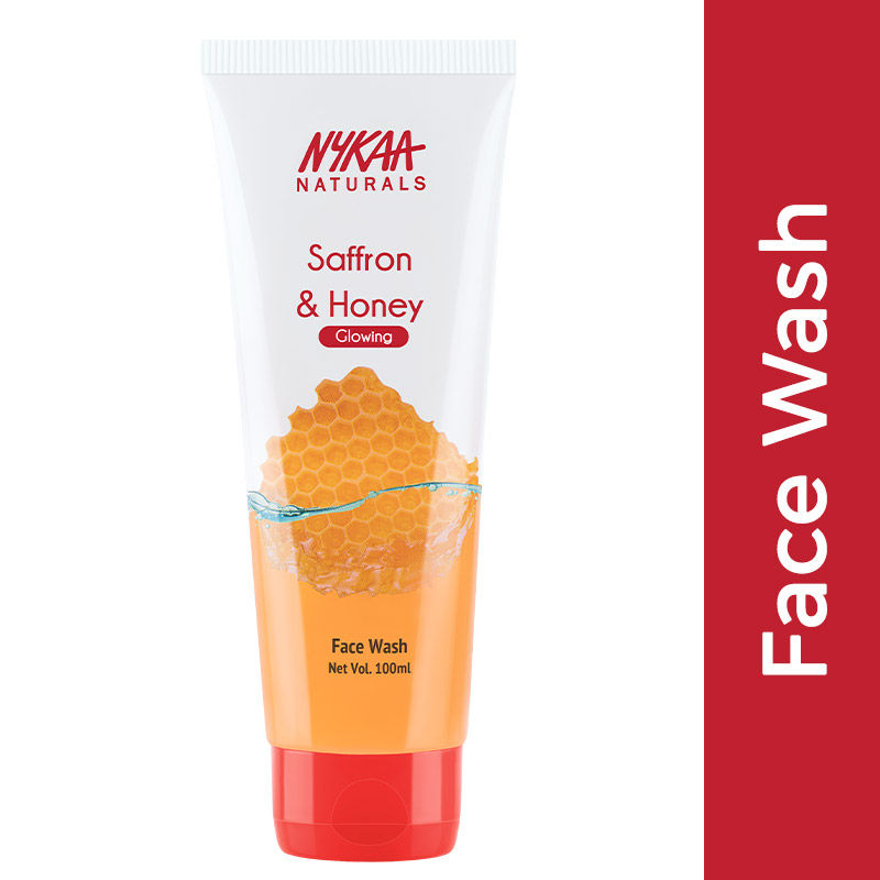 Nykaa Saffron & Honey Face Wash 100 ml | Saffron & Honey | Deep Cleansing | For Glowing Skin For Men & Women | For All Skin Type, Pack of 1 Nykaa Saffron & Honey Face Wash 100 ml | Saffron & Honey | Deep Cleansing | For Glowing Skin For Men & Women | For All Skin Type, Pack of 1