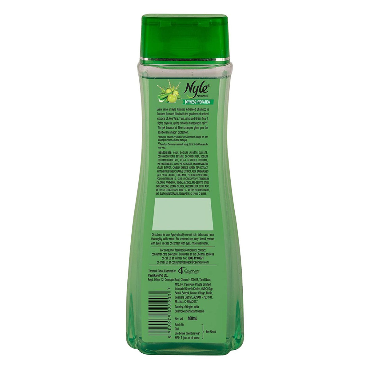 Nyle Dryness Hydration Shampoo, 400 ml, Pack of 1 Nyle Dryness Hydration Shampoo, 400 ml, Pack of 1