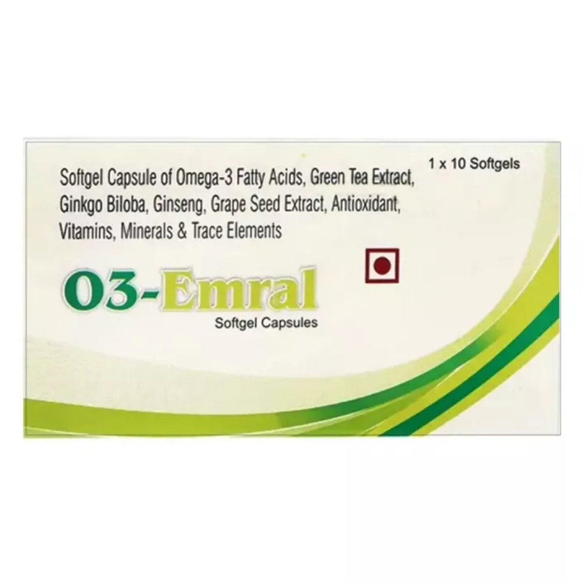 O3-Emral Softgel Capsule 10's, Pack of 10 O3-Emral Softgel Capsule 10's, Pack of 10