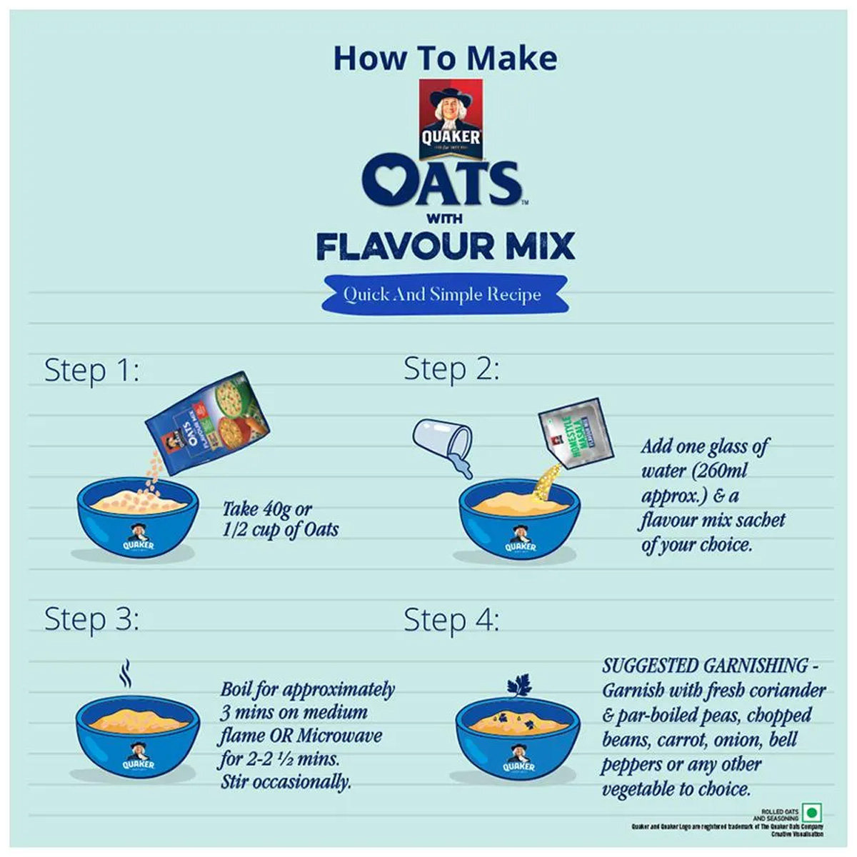 Quaker Oats, 200 gm Refill Pack, Pack of 1 Quaker Oats, 200 gm Refill Pack, Pack of 1