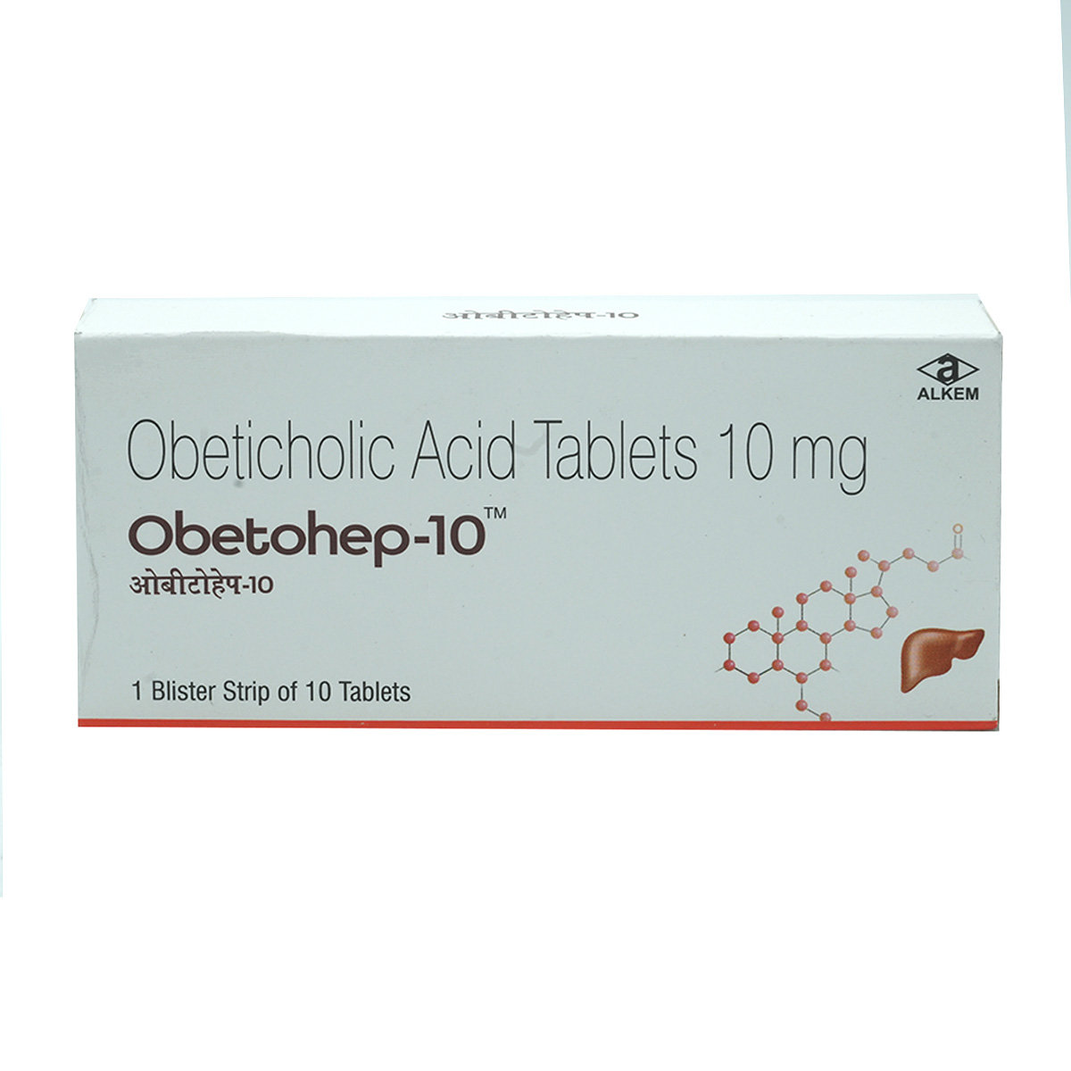 Obetohep-10 Tablet 10's, Pack of 10 TABLETS Obetohep-10 Tablet 10's, Pack of 10 TABLETS