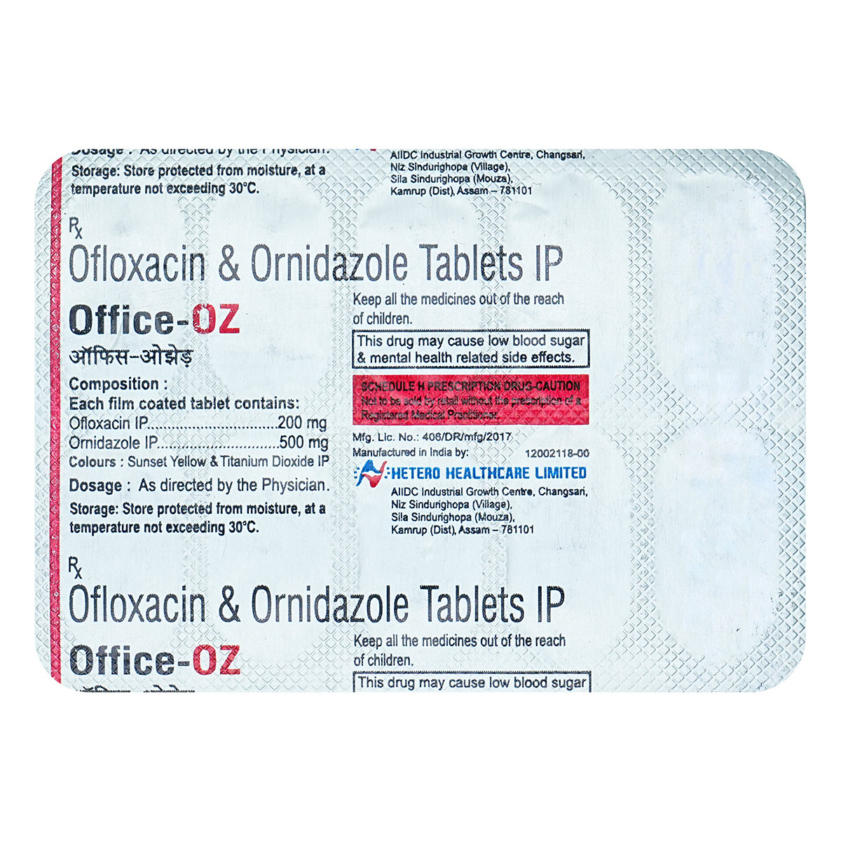 Office-OZ Tablet 10's, Pack of 10 TABLETS Office-OZ Tablet 10's, Pack of 10 TABLETS
