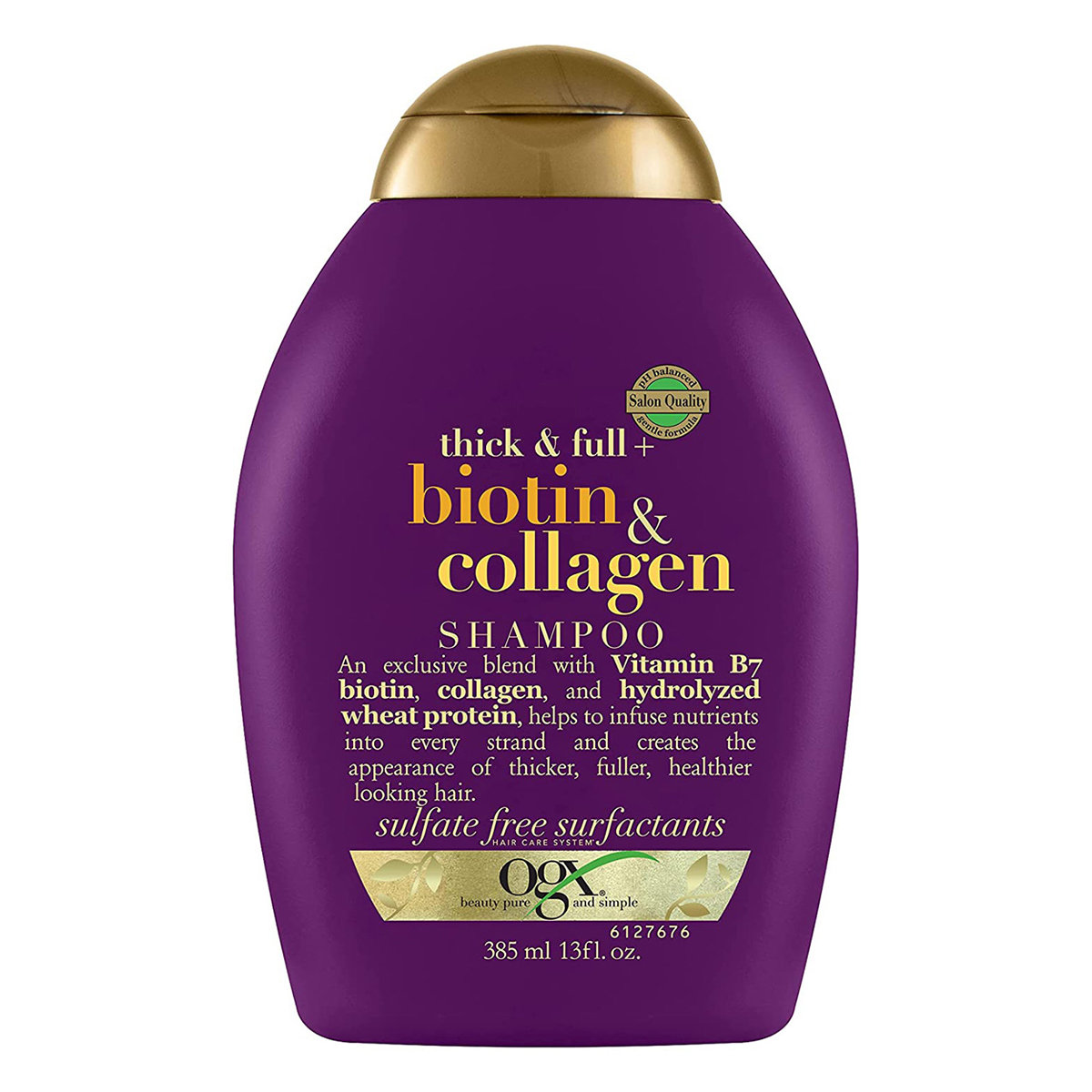 Ogx Biotin&Collagen Shampoo, 385 ml, Pack of 1 Ogx Biotin&Collagen Shampoo, 385 ml, Pack of 1