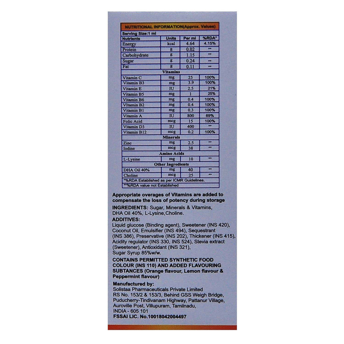 OH D3 Plus Drops 30 ml, Pack of 1 OH D3 Plus Drops 30 ml, Pack of 1