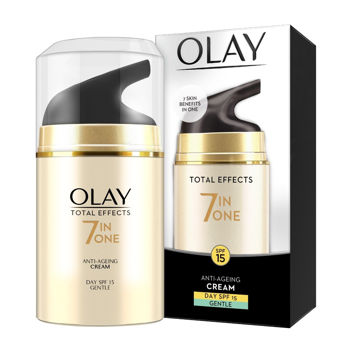 Olay Total Effects 7 In 1 Anti-Ageing Gentle Day Cream SPF15, 50 gm, Pack of 1 Olay Total Effects 7 In 1 Anti-Ageing Gentle Day Cream SPF15, 50 gm, Pack of 1