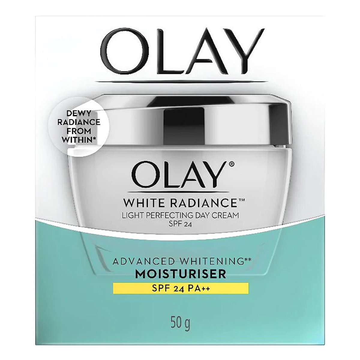 Olay White Radiance Moisturiser SPF 24 PA +++, 50 gm, Pack of 1 Olay White Radiance Moisturiser SPF 24 PA +++, 50 gm, Pack of 1