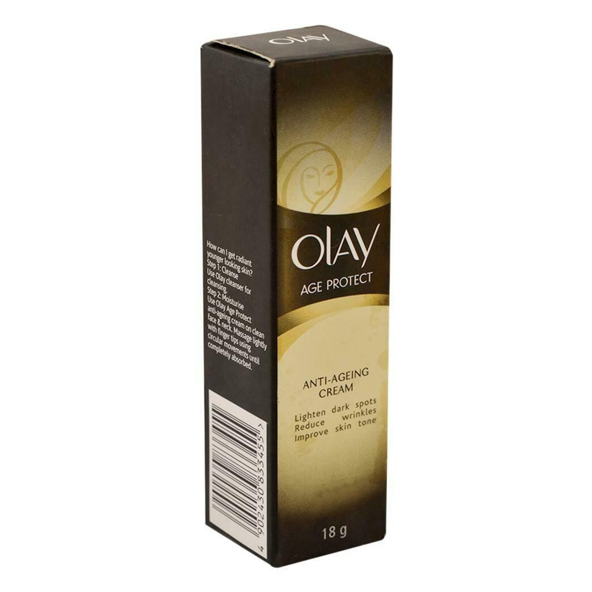 Olay Age Protect Anti Ageing Cream 18 gm | Provides Long Lasting Moisturization | Reduces Wrinkles | Lightens Dark Spots | Enahnce Skin Tone | For Normal/Dry/Combination/ Oily Skin, Pack of 1 Olay Age Protect Anti Ageing Cream 18 gm | Provides Long Lasting Moisturization | Reduces Wrinkles | Lightens Dark Spots | Enahnce Skin Tone | For Normal/Dry/Combination/ Oily Skin, Pack of 1