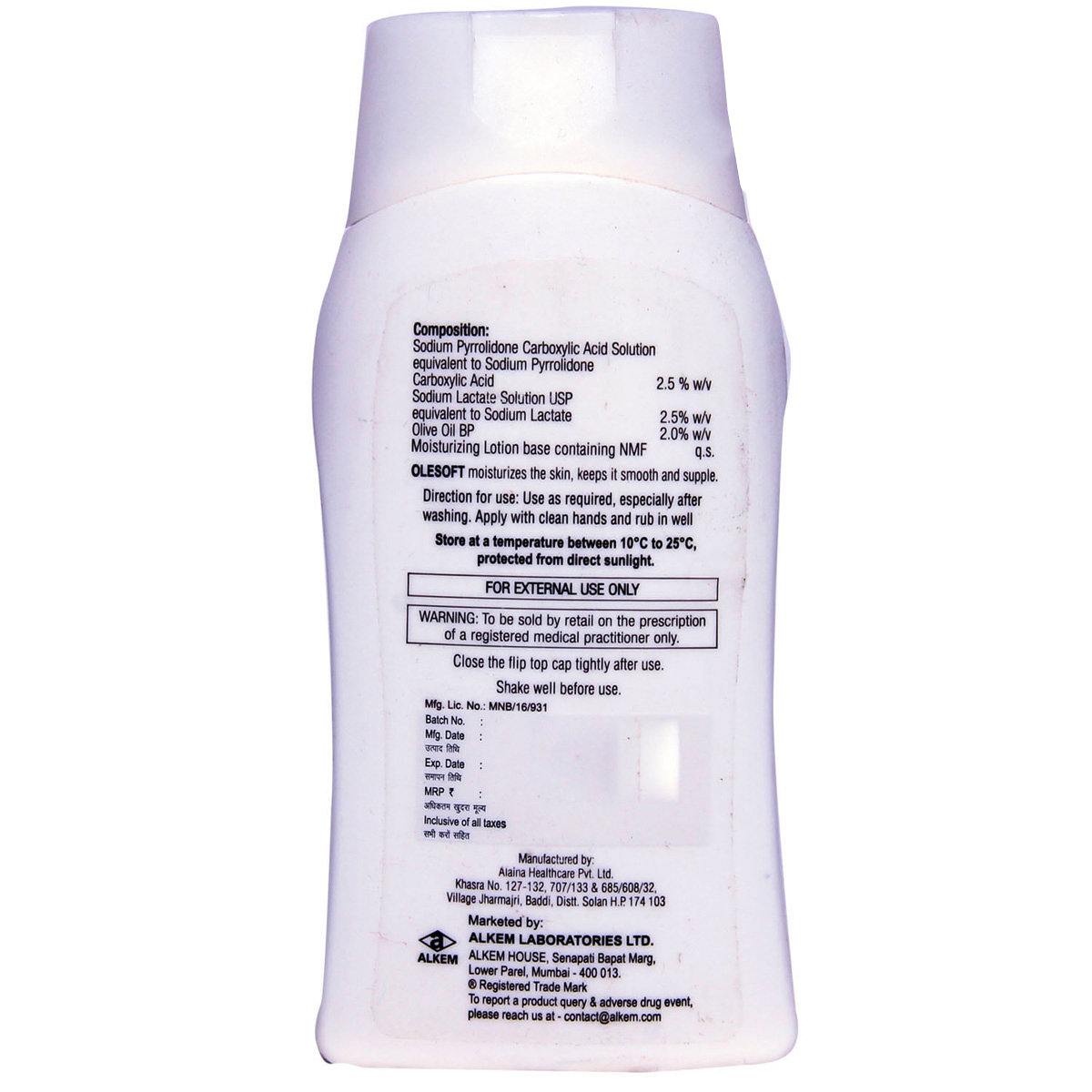 Olesoft Lotion 200 ml, Pack of 1 Olesoft Lotion 200 ml, Pack of 1