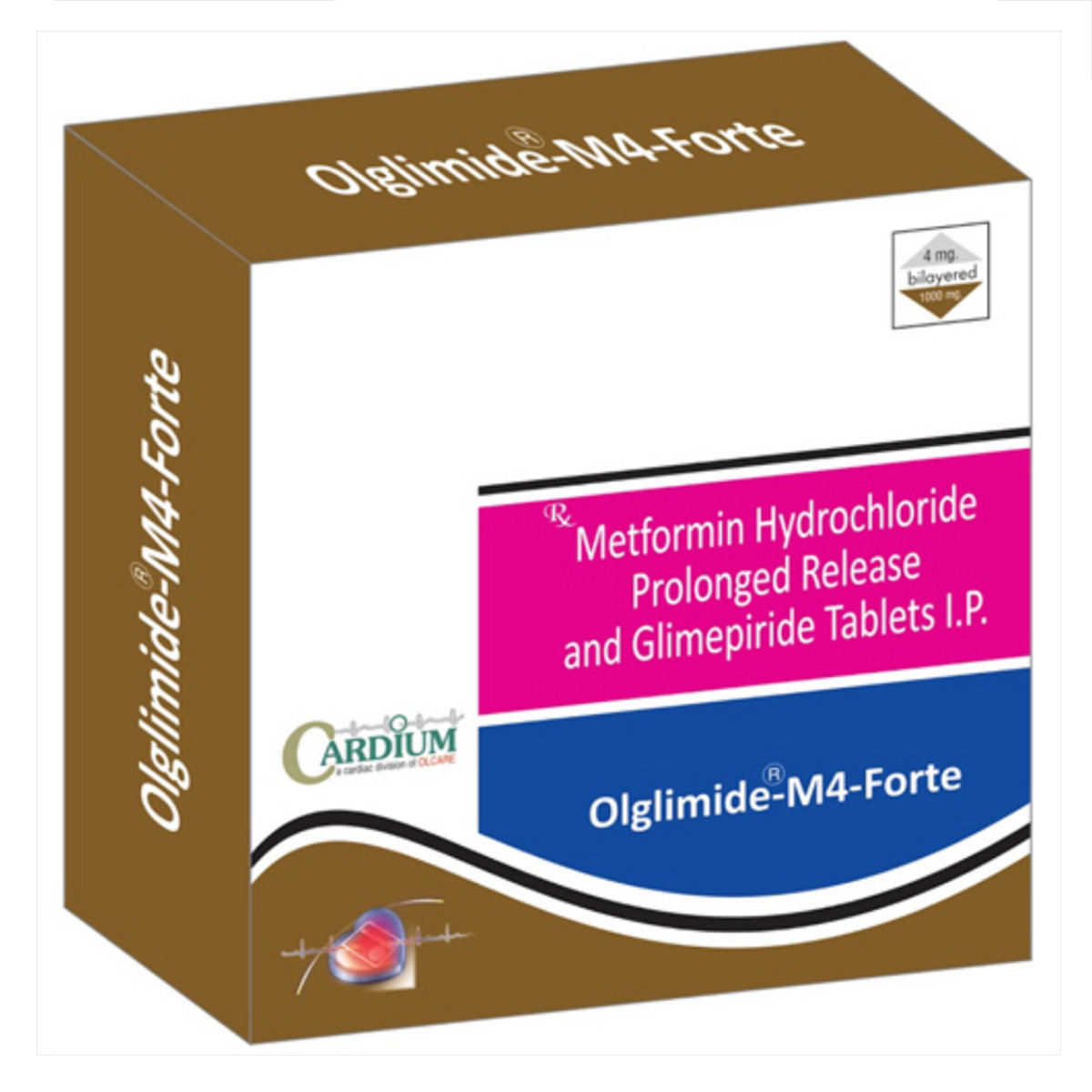 Olglimide-M4 Forte Tablet 15's, Pack of 15 TabletS Olglimide-M4 Forte Tablet 15's, Pack of 15 TabletS