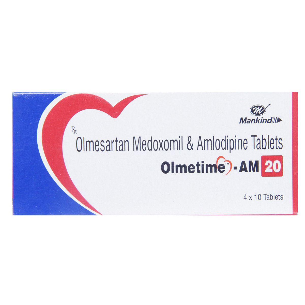 Olmetime-AM 20 Tablet 10's, Pack of 10 TABLETS Olmetime-AM 20 Tablet 10's, Pack of 10 TABLETS