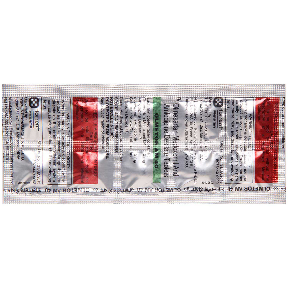 Olmetor AM 40 Tablet 10's, Pack of 10 TABLETS Olmetor AM 40 Tablet 10's, Pack of 10 TABLETS