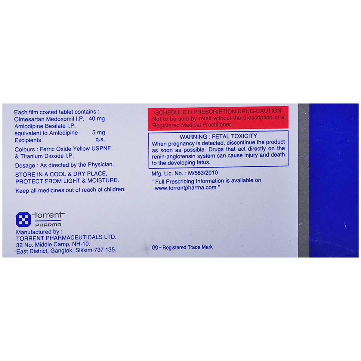 Olsar-A 40 Tablet 10's, Pack of 10 TabletS Olsar-A 40 Tablet 10's, Pack of 10 TabletS